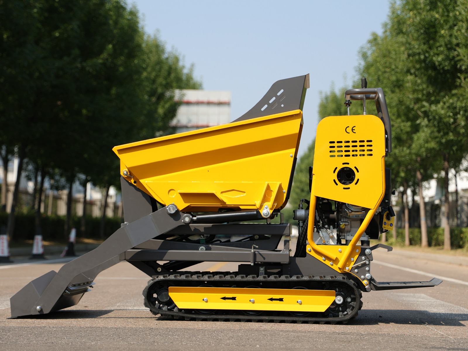 Müller Machinery MD 500 Minidumper mit Raupenfahrwerk und Hochkippmulde
